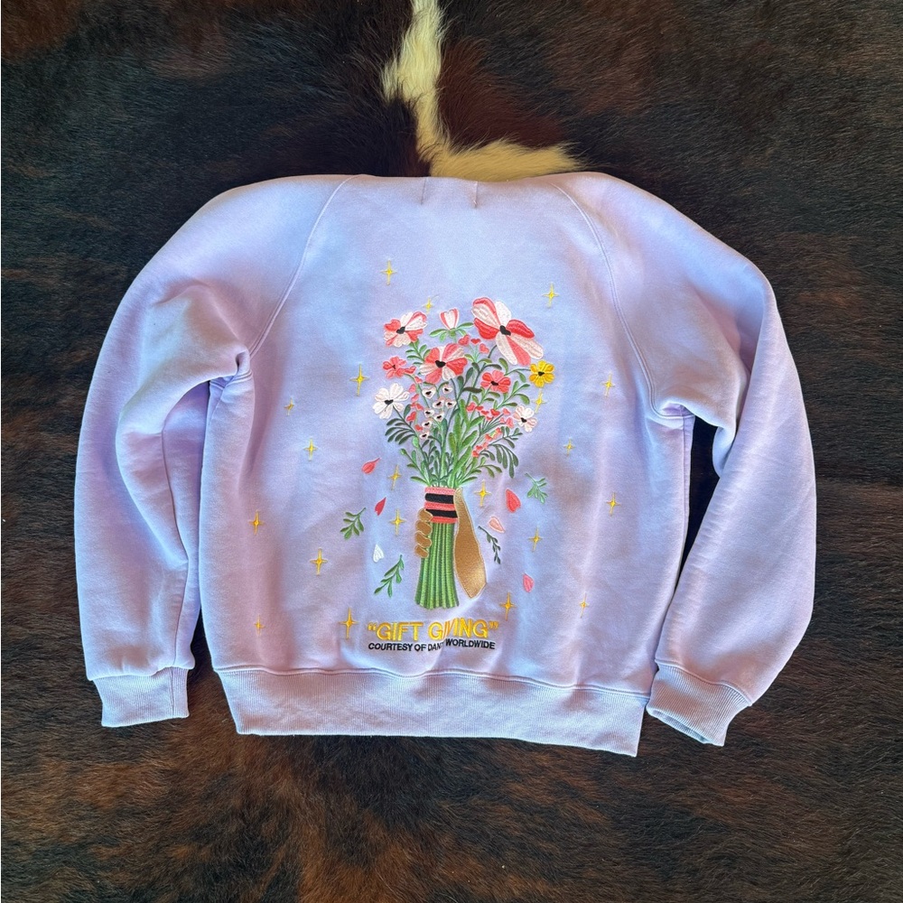 Gift Giving Oversized Lux Hoodie in Lavender